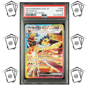 Jolteon 209/187 PSA 8 POKEMON JAPANESE SV8a-TERASTAL FESTIVAL SAR
