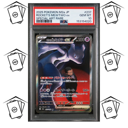 Team Rocket's Mewtwo 237/193 PSA 10 POKEMON JAPANESE M2a-MEGA DREAM SAR