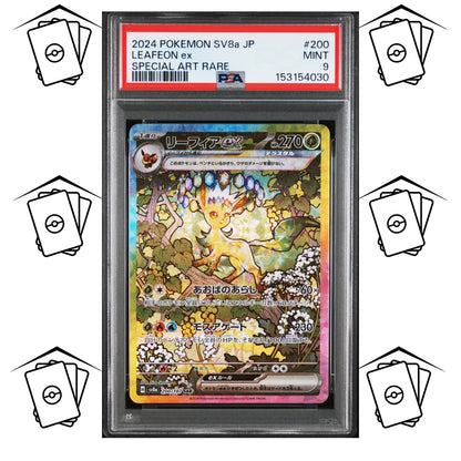 Leafeon 200/187 PSA 9 POKEMON JAPANESE SV8a-TERASTAL FESTIVAL SAR