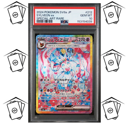 Sylveon 212/187 PSA 10 POKEMON JAPANESE SV8a-TERASTAL FESTIVAL SAR