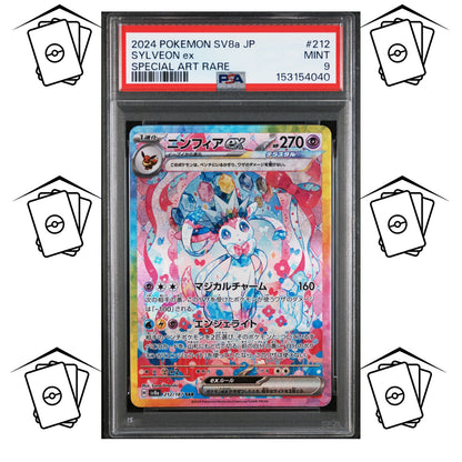 Sylveon 212/187 PSA 9 POKEMON JAPANESE SV8a-TERASTAL FESTIVAL SAR