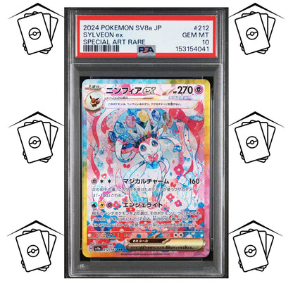 Sylveon 212/187 PSA 10 POKEMON JAPANESE SV8a-TERASTAL FESTIVAL SAR