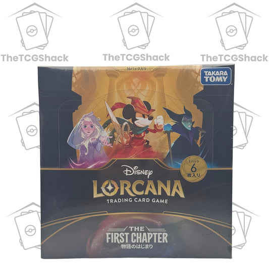 Disney Lorcana TCG The First Chapter Booster Box Japanese