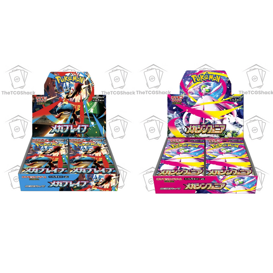 Pokémon TCG Mega Brave & Mega Symphonia Booster Boxes M1L M1S Japanese